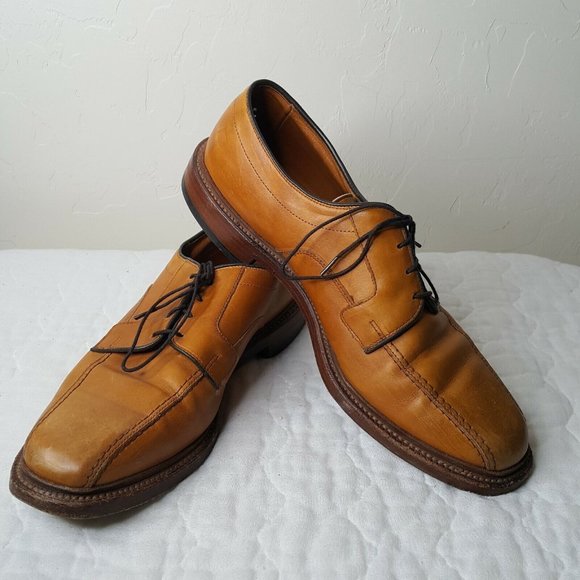 Mens Allen Edmonds Hillcrest Oxfords Dress Shoes Size 10 D Brown Leather main image 8